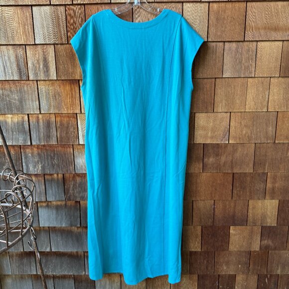 J. Jill Wearever Double-Face Jersey Elliptical A-Line Dress, Dragonfly, Size XL - Picture 5 of 8
